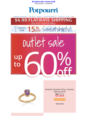 Potpourri Online Catalog - Outlet ⓈⒶⓁⒺ ~ Smart Savings ~ Up to 60% OFF