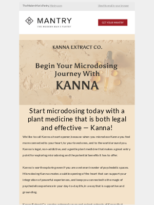 Mantry - Begin Your Microdosing Journey With Kanna