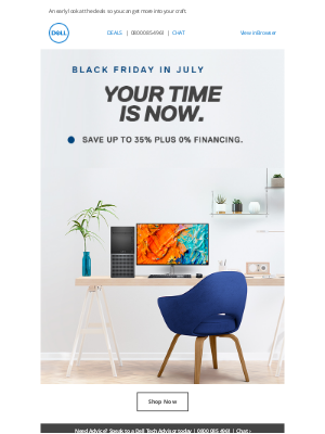 Dell UK - Black Friday in July | Don’t miss your chance to shine