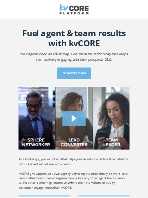 Inside Real Estate - How kvCORE can fuel your agent & team results