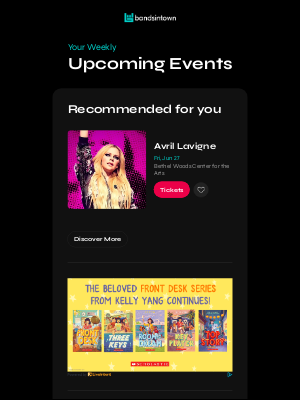 Bandsintown - Upcoming Live Shows: Avril Lavigne, Lorde, Matthew West