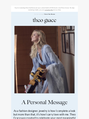 My Name Necklace - A Personal Message from our co-founder Nicky Hilton