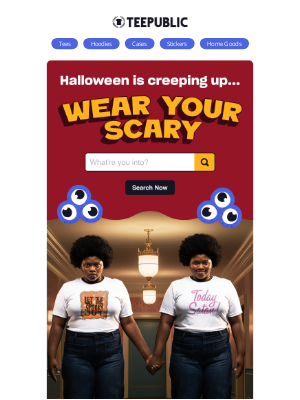 TeePublic - Dare to scare? 🫣