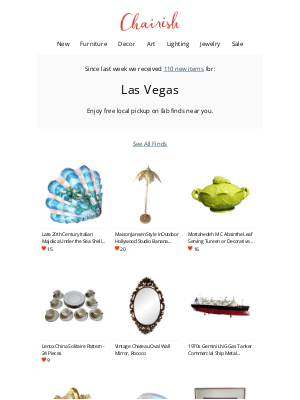 Chairish - Look What's New In Las Vegas