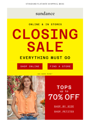 Sundance Catalog - CLOSING SALE: save on tops, dresses & more