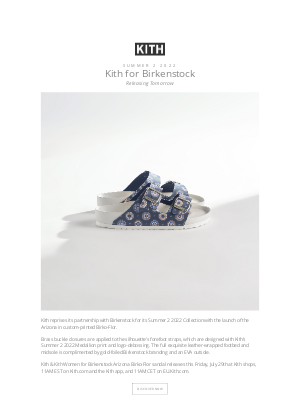 KITH - Kith for Birkenstock Arizona Birko-Flor