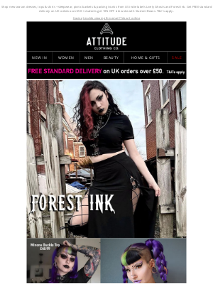 Attitude Clothing (UK) - 🔥 New Arrivals! FOREST INK + LIVELY GHOSTS