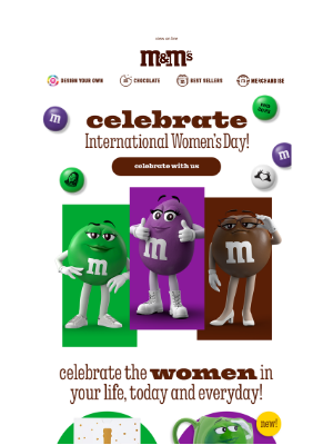 MY M&M's - Happy International Women's Day!