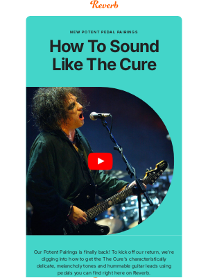 Reverb - How to sound like The Cure with pedals