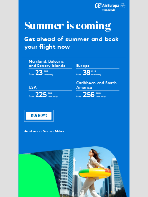 Air Europa - ⏱️ Countdown to summer! Book your flight now