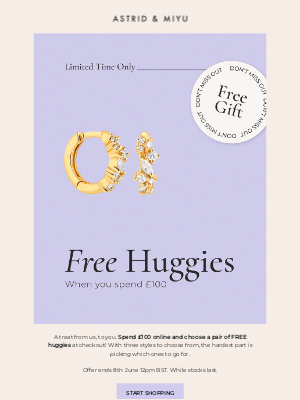 Astrid & Miyu (UK) - Want FREE huggies?