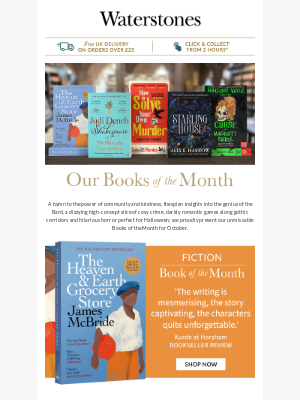 Our October Books Of The Month