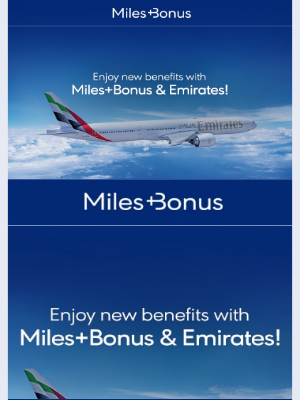 Aegean Airlines - Miles+Bonus & Emirates | Earn more and travel beyond!