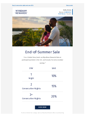 Wyndham Hotel Group - Our End-of-Summer Sale Is Here!