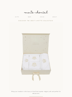 Marie-Chantal - Refined Comfort - Shop The Crest Collection