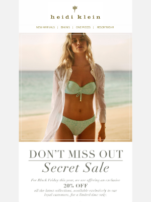 Heidi Klein (UK) - Don't Miss Out | Secret Sale