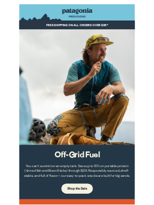 Patagonia Provisions - Save on Portable Protein