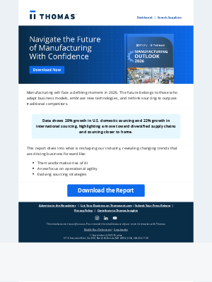Thomas - The 2026 Manufacturing Outlook Is Here!