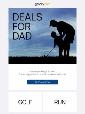 GPS City - Deals for Dad