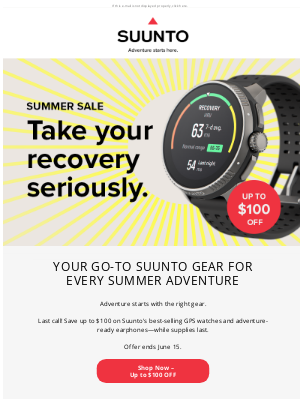 suunto - 🔥 Last Chance: Don't Miss Suunto's Summer Sale