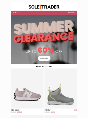 SOLETRADER - CLEARANCE STARTS NOW ⛱️ Don’t Miss Out