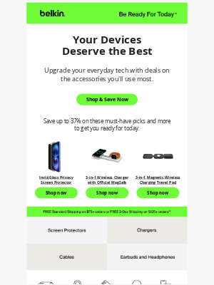 Belkin - 🎯 Up to 37% Off Tech Essentials