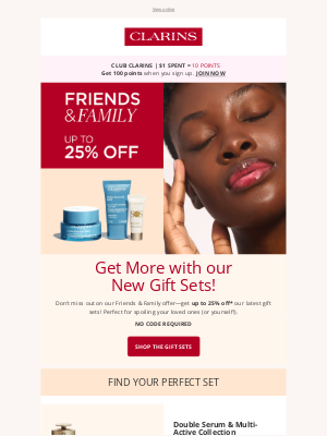 Clarins (Canada) - 🎀 New Gift Sets—Up to 25% OFF!