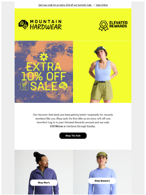 Mountain Hardwear - Extra love for Elevated Rewards.