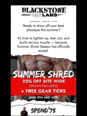 Blackstone Labs - 🔥 Shred Season is ON: 25% OFF + Free Gear!