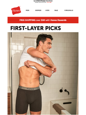 Hanes - Boxers, Briefs & Boxer Briefs on SALE!