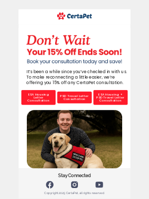 CertaPet - What Could 15% Off Mean For You And Your Pet?