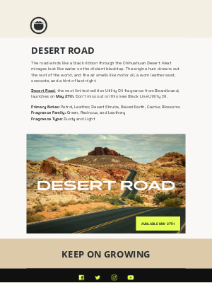 Beardbrand - Desert Road is coming May 27th