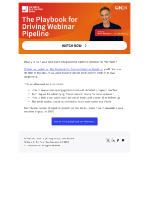 Maximize your webinar pipeline in 2025🚀