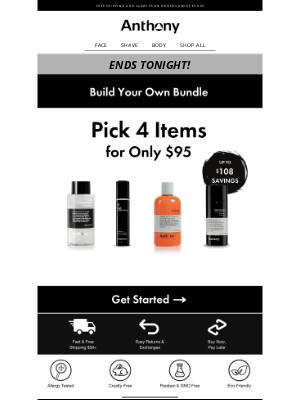 Anthony - Build a Grooming Bundle + Save Up to $108 😱