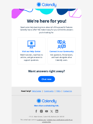 Calendly - Need a little help?