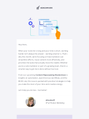 Benchmark Email - One Idea, 10 Ways: The Secret to Smarter Marketing