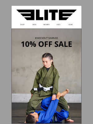 Elite Sports - Hi there, Don't Miss Out! Few More Days Left to Save 10% on All Gear!