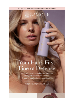 VEGAMOUR - Your summer shield for healthy hair 🛡️