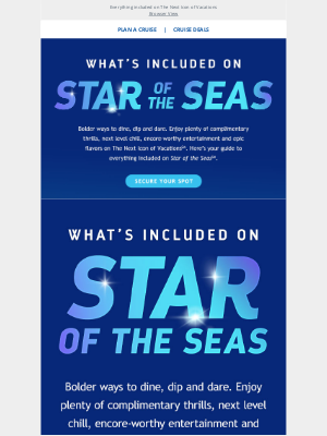 Royal Caribbean Cruises - Vacay Alert: Your epic getaway on Star of the Seas