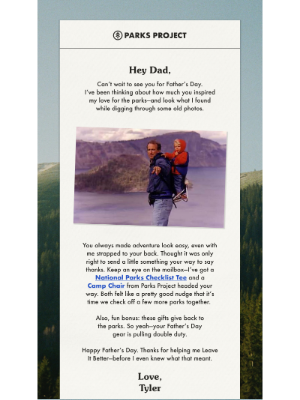 Parks Project - Hey Dad! Remember this Adventure?