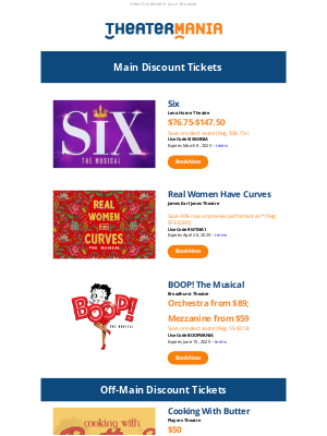 TheaterMania - Don't Miss These Fabulous Ticket Offers!