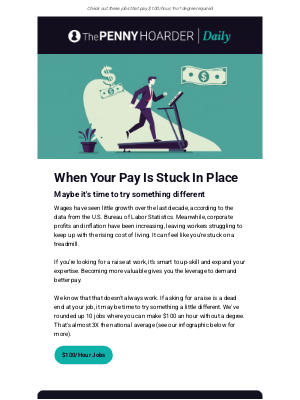 The Penny Hoarder - Is your hourly wage stuck in the past?
