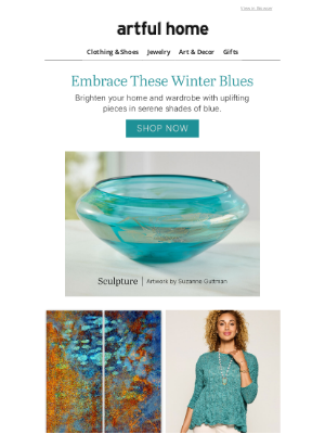 Artful Home - Treat Yourself to Teal