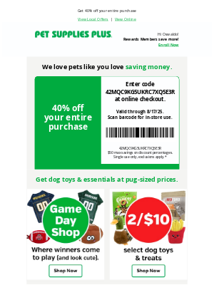 Pet Supplies Plus - Let’s make this weekend tail-wagging good 🐕