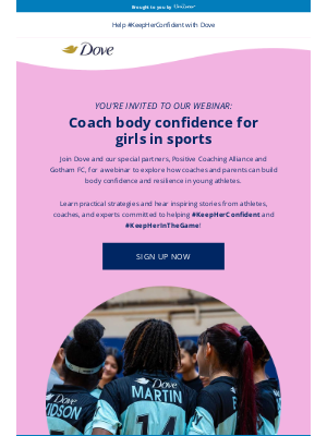 Vaseline - Enroll in the Body Confidence webinar today! ✔️