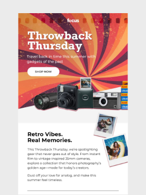 📸 Vintage Vibes. Real Memories.