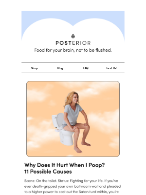 Tushy - Why does it hurt when you poop?