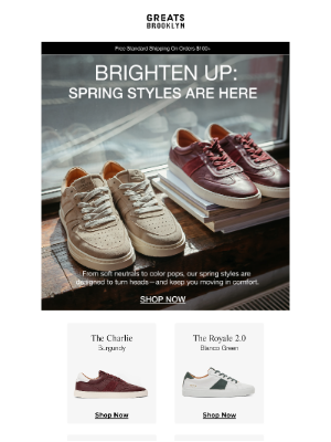 Greats - Color Your Spring With Styles That Pop