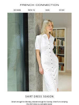 French Connection (United Kingdom) - Spotlight on: Shirt dresses