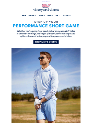 vineyard vines - The Best Performance Shorts. Period. ﻿